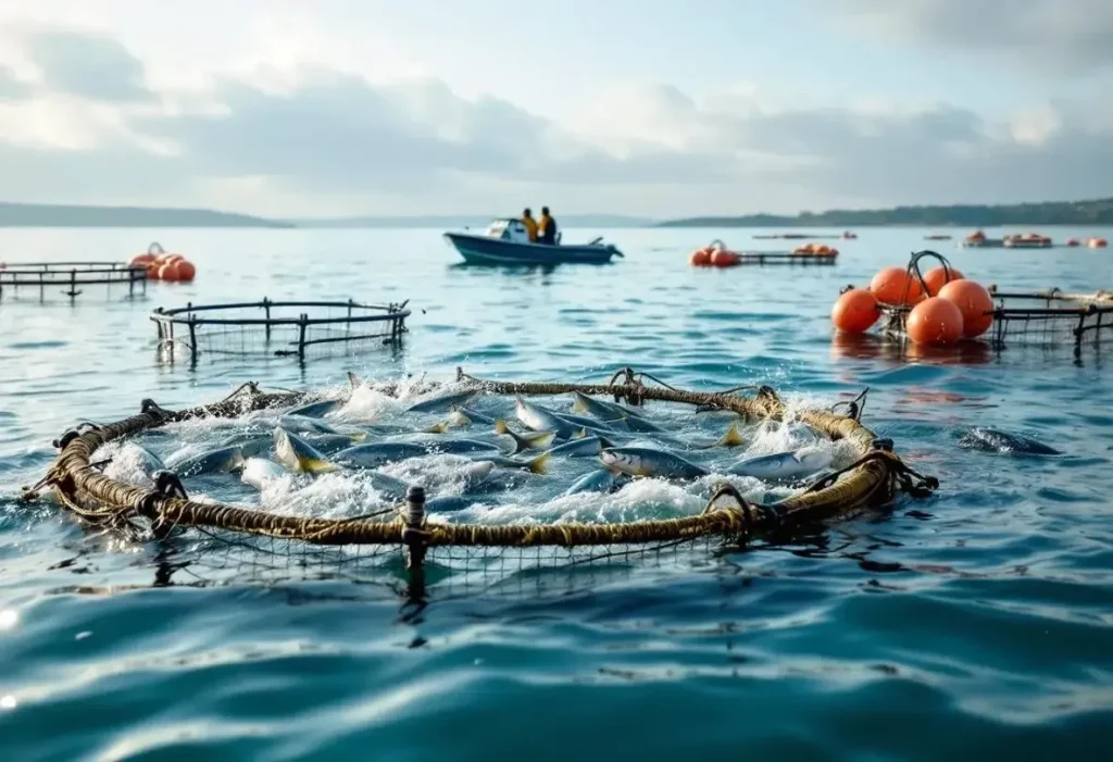 C’est dans le Calvados, à Géfosse-Fontenay, que grandissent les uniques saumons d’élevage de France