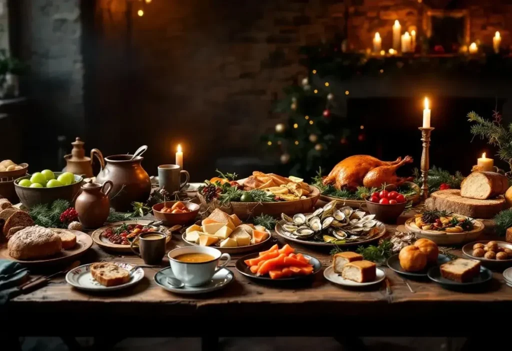 Consommation. De l'oie à la bûche : comment les festins de Noël ont-ils vraiment évolué en France au fil des siècles ?