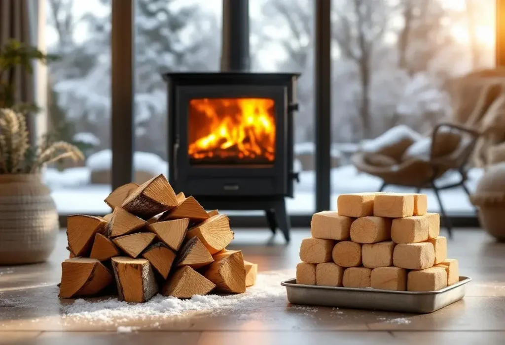 Bûche compressée ou bûche de bois classique : quel choix le plus économique et écologique pour chauffer votre maison ?
