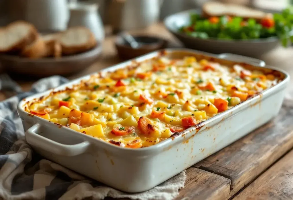 Gratin de pommes de terre, poireaux et carottes : fondant, bien doré et ultra simple à préparer