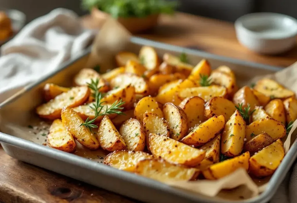 Pommes de terre au four : l’astuce toute simple pour les rendre bien croustillantes, à tous les coups