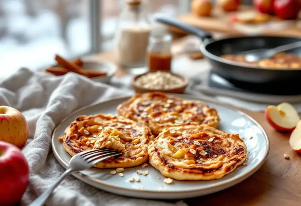 « Trois ingrédients, 10 minutes à la poêle » : les galettes pommes-avoine ultra moelleuses, healthy et tellement réconfortantes pour l’hiver
